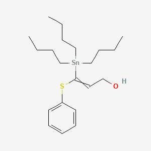 3-(Phenylsulfanyl)-3-(tributylstannyl)prop-2-en-1-ol