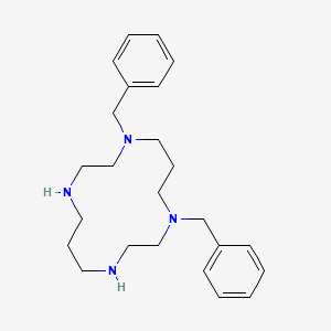 molecular formula C24H36N4 B14270157 1,4,8,11-Tetraazacyclotetradecane, 1,11-bis(phenylmethyl)- CAS No. 151367-38-3