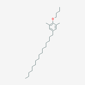 molecular formula C28H50O B14270186 2-Butoxy-5-hexadecyl-1,3-dimethylbenzene CAS No. 150619-66-2