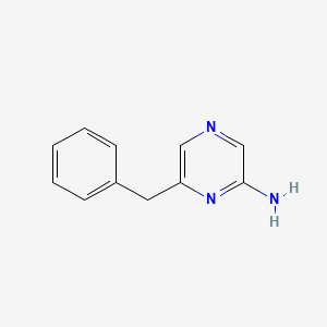 molecular formula C11H11N3 B14270211 6-Benzylpyrazin-2-amine CAS No. 168151-01-7