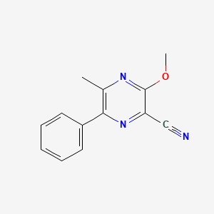 3-Methoxy-5-methyl-6-phenylpyrazine-2-carbonitrile