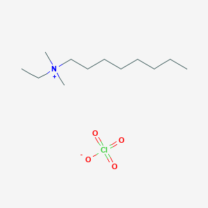 N-Ethyl-N,N-dimethyloctan-1-aminium perchlorate