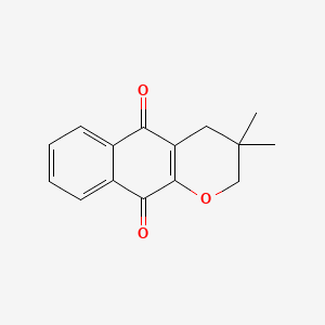 3,4-Dihydro-3,3-dimethyl-2H-naphtho(2,3-b)pyran-5,10-dione