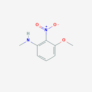 molecular formula C8H10N2O3 B1427038 3-methoxy-N-methyl-2-nitroaniline CAS No. 1143575-95-4