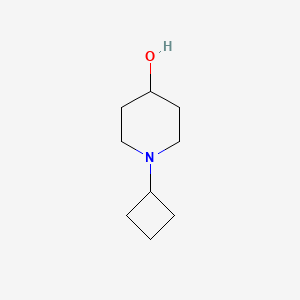 molecular formula C9H17NO B1427040 1-Cyclobutylpiperidin-4-ol CAS No. 869224-62-4