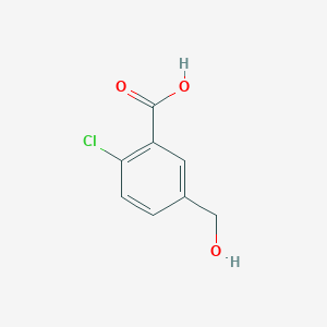 molecular formula C8H7ClO3 B1427052 2-氯-5-(羟甲基)苯甲酸 CAS No. 90270-93-2