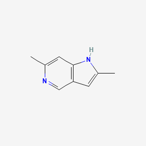 molecular formula C9H10N2 B1427056 2,6-二甲基-1H-吡咯并[3,2-c]吡啶 CAS No. 1190315-37-7