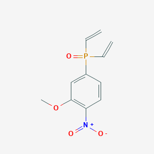 molecular formula C11H12NO4P B1427058 (3-甲氧基-4-硝基苯基)二乙烯基膦氧化物 CAS No. 1197956-07-2
