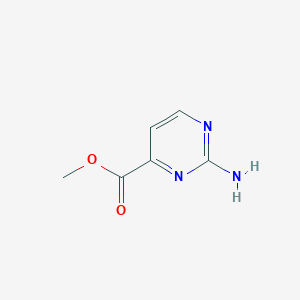 molecular formula C6H7N3O2 B1427063 2-氨基嘧啶-4-甲酸甲酯 CAS No. 2164-66-1