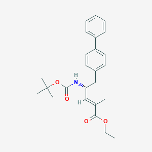 (R,E)-ethyl 5-([1,1'-biphenyl]-4-yl)-4-((tert-butoxycarbonyl)aMino)-2-Methylpent-2-enoate