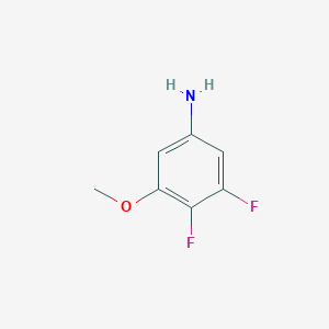 molecular formula C7H7F2NO B1427087 3,4-二氟-5-甲氧基苯胺 CAS No. 1195190-12-5