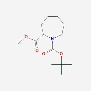 B1427104 1-tert-Butyl 2-methyl azepane-1,2-dicarboxylate CAS No. 1352305-12-4