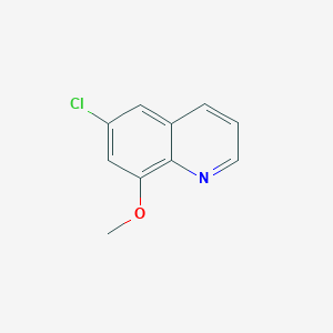 molecular formula C10H8ClNO B1427105 6-氯-8-甲氧基喹啉 CAS No. 1355066-78-2