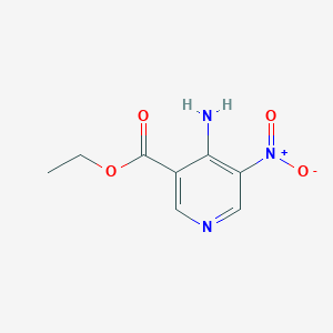 molecular formula C8H9N3O4 B1427126 4-氨基-5-硝基烟酸乙酯 CAS No. 1203486-62-7