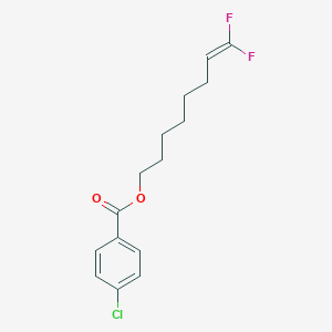 Benzoic acid, 4-chloro-, 8,8-difluoro-7-octenyl ester