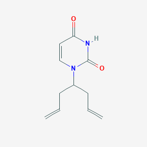 2,4(1H,3H)-Pyrimidinedione, 1-[1-(2-propenyl)-3-butenyl]-