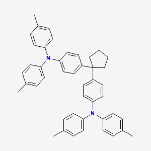 N,N'-[Cyclopentane-1,1-diyldi(4,1-phenylene)]bis[4-methyl-N-(4-methylphenyl)aniline]