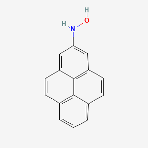 2-Pyrenamine, N-hydroxy-