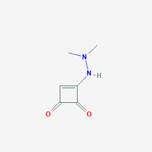 3-(2,2-Dimethylhydrazinyl)cyclobut-3-ene-1,2-dione