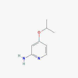 molecular formula C8H12N2O B1427152 4-异丙氧基吡啶-2-胺 CAS No. 1314353-62-2