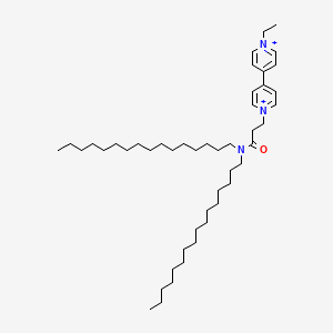 1-[3-(Dihexadecylamino)-3-oxopropyl]-1'-ethyl-4,4'-bipyridin-1-ium