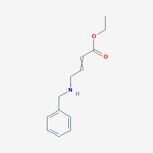 molecular formula C13H17NO2 B14271550 Ethyl 4-(benzylamino)but-2-enoate CAS No. 131489-60-6