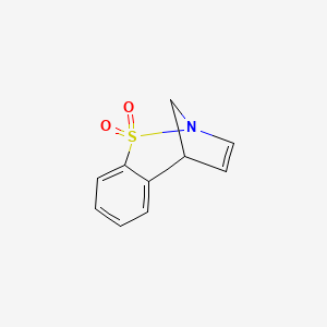 molecular formula C10H9NO2S B14271551 2,5-Methano-1lambda~6~-1lambda~6~,2-benzothiazepine-1,1(5H)-dione CAS No. 139021-60-6