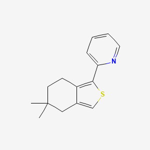 2-(5,5-Dimethyl-4,5,6,7-tetrahydro-2-benzothiophen-1-yl)pyridine