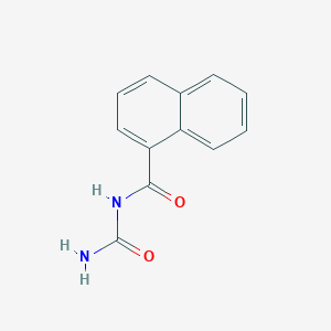 molecular formula C12H10N2O2 B14271567 1-Naphthalenecarboxamide, N-(aminocarbonyl)- CAS No. 139924-90-6