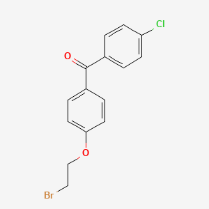 [4-(2-Bromoethoxy)phenyl](4-chlorophenyl)methanone