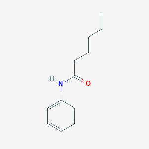 molecular formula C12H15NO B14271603 N-phenylhex-5-enamide CAS No. 153035-39-3