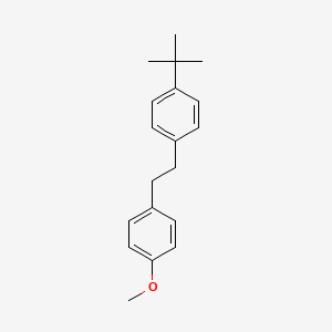 molecular formula C19H24O B14271612 1-tert-Butyl-4-[2-(4-methoxyphenyl)ethyl]benzene CAS No. 184476-14-0