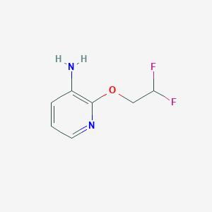 molecular formula C7H8F2N2O B1427163 2-(2,2-二氟乙氧基)吡啶-3-胺 CAS No. 1332761-15-5