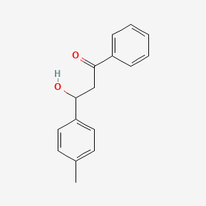 3-Hydroxy-3-(4-methylphenyl)-1-phenylpropan-1-one