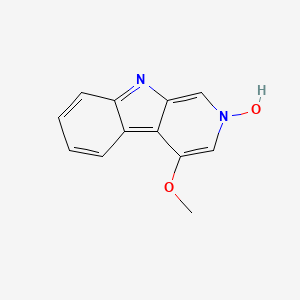 molecular formula C12H10N2O2 B14271665 4-Methoxy-2H-beta-carbolin-2-ol CAS No. 137937-06-5