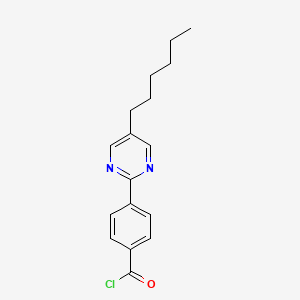 4-(5-Hexylpyrimidin-2-YL)benzoyl chloride