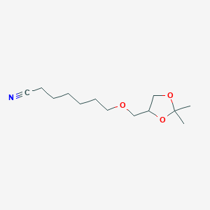 Heptanenitrile, 7-[(2,2-dimethyl-1,3-dioxolan-4-yl)methoxy]-