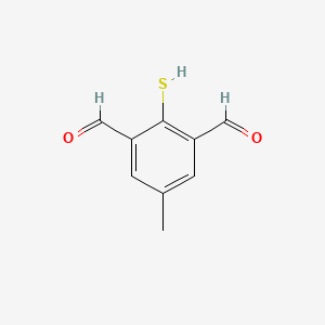 molecular formula C9H8O2S B14271707 5-Methyl-2-sulfanylbenzene-1,3-dicarbaldehyde CAS No. 152826-61-4