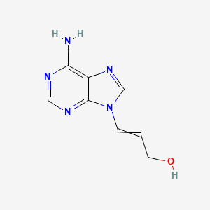 molecular formula C8H9N5O B14271714 3-(6-Amino-9H-purin-9-yl)prop-2-en-1-ol CAS No. 156518-71-7