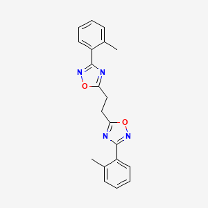 5,5'-(Ethane-1,2-diyl)bis[3-(2-methylphenyl)-1,2,4-oxadiazole]