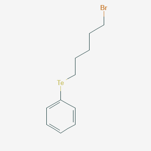 molecular formula C11H15BrTe B14271758 [(5-Bromopentyl)tellanyl]benzene CAS No. 131510-24-2