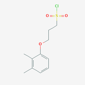 molecular formula C11H15ClO3S B1427181 3-(2,3-Dimethylphenoxy)propane-1-sulfonyl chloride CAS No. 1018271-57-2