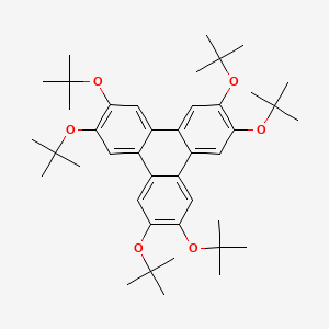 molecular formula C42H60O6 B14271816 2,3,6,7,10,11-Hexa-tert-butoxytriphenylene CAS No. 162281-25-6