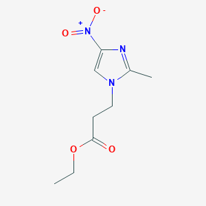 Ethyl 3-(2-methyl-4-nitro-1H-imidazol-1-yl)propanoate