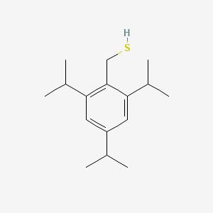 molecular formula C16H26S B14271854 [2,4,6-Tri(propan-2-yl)phenyl]methanethiol CAS No. 184898-33-7