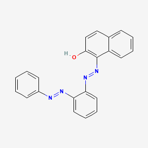 1-(2-{2-[(E)-Phenyldiazenyl]phenyl}hydrazinylidene)naphthalen-2(1H)-one