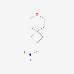 molecular formula C9H17NO B1427191 7-Oxaspiro[3.5]nonan-2-ylmethanamine CAS No. 1440962-10-6