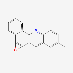 molecular formula C19H13NO B14271930 7,9-Dimethylbenz(c)acridine-5,6-oxide CAS No. 160543-12-4