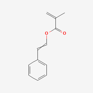 molecular formula C12H12O2 B14271961 2-Phenylethenyl 2-methylprop-2-enoate CAS No. 138744-95-3