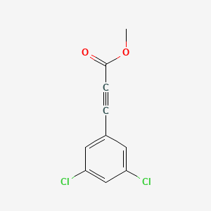 molecular formula C10H6Cl2O2 B1427200 3-(3,5-二氯苯基)丙-2-炔酸甲酯 CAS No. 1344359-12-1